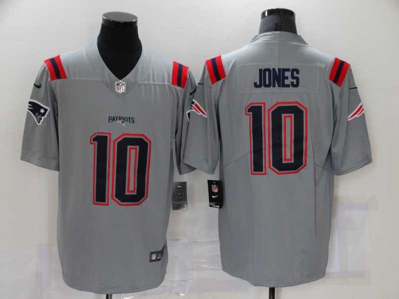 Nike Patriots 10 Mac Jones Gray Inverted Legend Limited Jersey,We sell and wholesale Nike Patriots 10 Mac Jones Gray Inverted Legend Limited Jersey on line form chian!